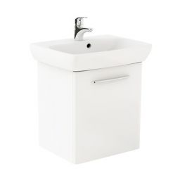 Outlet - Koło Nova Pro umywalka z szafką 60 cm wisząca biały połysk M39006000