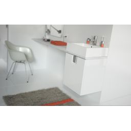 Koło Twins umywalka 60x46 cm prostokątna biała L51160000