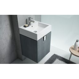 Koło Twins umywalka 60x46 cm prostokątna biała L51160000