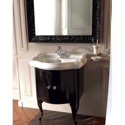 Kerasan Retro szafka 69 cm podumywalkowa stojąca czarna 7361K1