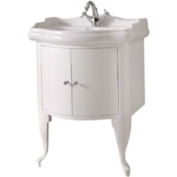 Kerasan Retro szafka 58,5x52x77 cm podumywalkowa stojąca biała 7361K5