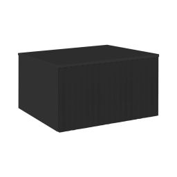 Ksuro 02 szafka 60 cm podumywalkowa wisząca z blatem czarny mat 58005030