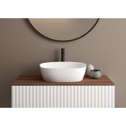 Ksuro 02 szafka 100 cm podumywalkowa wisząca z blatem biały mat/orzech 58003006