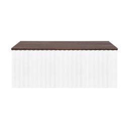 Ksuro 02 szafka 80 cm podumywalkowa wisząca z blatem biały mat/orzech 58002006