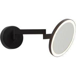 Leds C4 Vanity lusterko kosmetyczne 20x31 cm okrągłe z oświetleniem czarny 75-8508-05-K3