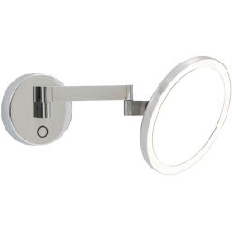 Leds C4 Vanity lusterko kosmetyczne 20x31 cm okrągłe z oświetleniem chrom 75-8508-21-K3