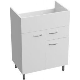 LaVita Basic Barato szafka 60 cm podumywalkowa stojąca biały połysk