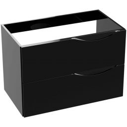 LaVita Kolorado szafka 80 cm podumywalkowa wisząca czarny połysk