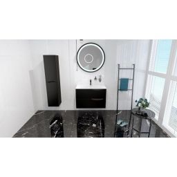 LaVita Kolorado szafka 80 cm podumywalkowa wisząca czarny mat