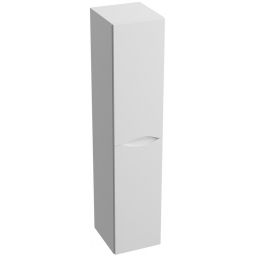 LaVita Kolorado szafka boczna 140 cm wysoka wisząca biały połysk