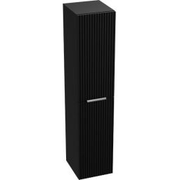 LaVita Oklahoma szafka 30x25x140 cm boczna wisząca czarny mat