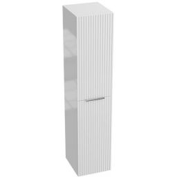 LaVita Oklahoma szafka 30x25x140 cm boczna wisząca biały mat