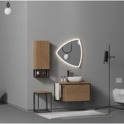 LaVita Freja szafka z blatem 80x46x45 cm podumywalkowa wisząca drewno