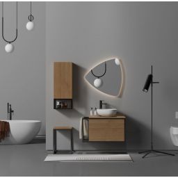 LaVita Freja szafka z blatem 80x46x45 cm podumywalkowa wisząca drewno