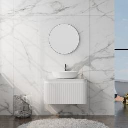 LaVita Vermont szafka z blatem 80x50x50 cm podumywalkowa wisząca biała