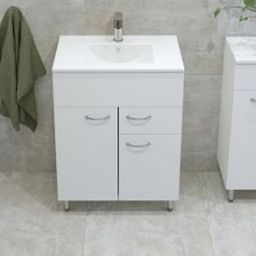 LaVita Basic Barato komoda stojąca biały połysk