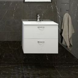 LaVita Basic Barato szafka 60 cm podumywalkowa wisząca biały połysk