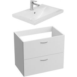 LaVita Kalifornia umywalka z szafką 60 cm Basic Barato zestaw meblowy biały (5900378314448, 5908211495224)