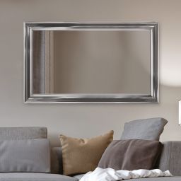 Ars Longa Verona lustro 88x88 cm kwadratowe nikiel VERONA7070-N