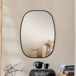 Ars Longa Vintage lustro 60x90 cm czarne VINTAGE6090-C