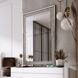 Ars Longa Giuliano lustro 80x120 cm kryształy GIULIANOLUSTRO