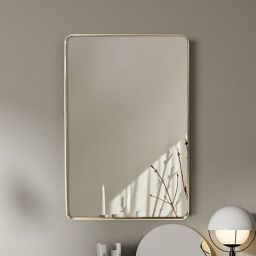 Ars Longa Zen lustro 60x90 cm prostokątne złoty ZEN6090-ZS