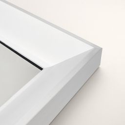 Ars Longa Alpi lustro 58,8x48,8 cm prostokątne białe ALPI4050-B