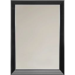 Ars Longa Alpi lustro 58,8x48,8 cm prostokątne czarne ALPI4050-C