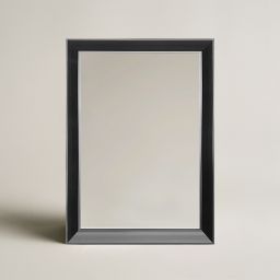 Ars Longa Alpi lustro 58,8x48,8 cm prostokątne czarne ALPI4050-C