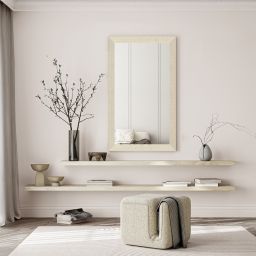 Ars Longa Bari lustro 64x54 cm prostokątne dąb BARI4050-D