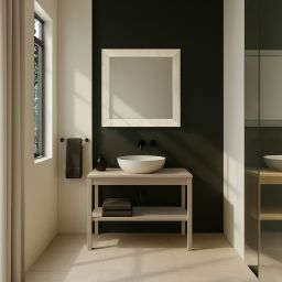 Ars Longa Bari lustro 64x54 cm prostokątne dąb BARI4050-D