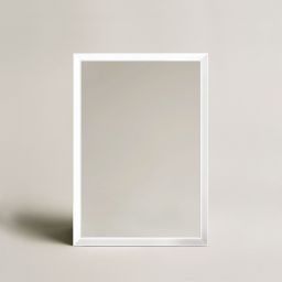 Ars Longa Helsinki lustro 55,2x45,2 cm prostokątne białe HELSINKI4050-B