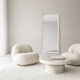 Ars Longa Helsinki lustro 105,2x55,2 cm prostokątne białe HELSINKI50100-B