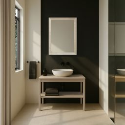Ars Longa Helsinki lustro 105,2x55,2 cm prostokątne drewno HELSINKI50100-D