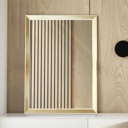 Ars Longa Helsinki lustro 105,2x7 cm prostokątne złote HELSINKI50100-Z