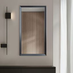 Ars Longa Helsinki lustro 125,2x65,2 cm prostokątne czarne HELSINKI60120-C