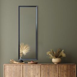 Ars Longa Helsinki lustro 175,2x65,2 cm prostokątne czarne HELSINKI60170-C