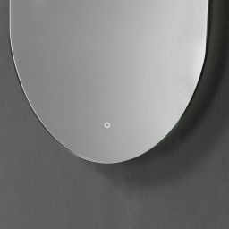 Ars Longa Aurora lustro 50x100 cm owalne z oświetleniem LED-Aurora50100
