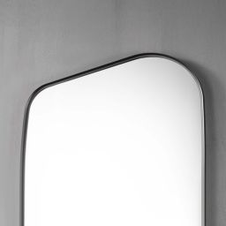 Ars Longa Inspiro lustro 58x109 cm z oświetleniem czarne LED-INSPIRO58109-C