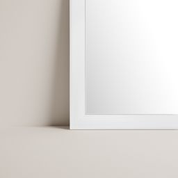 Ars Longa Linea lustro 53x43 cm prostokątne białe LINEA4050-BS