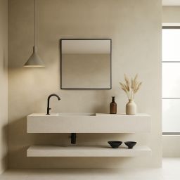 Ars Longa Linea lustro 133x43 cm prostokątne czarne LINEA40130-CS
