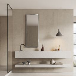 Ars Longa Linea lustro 73x73 cm kwadratowe nikiel LINEA7070-N