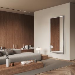 Ars Longa Linea lustro 73x73 cm kwadratowe nikiel LINEA7070-N