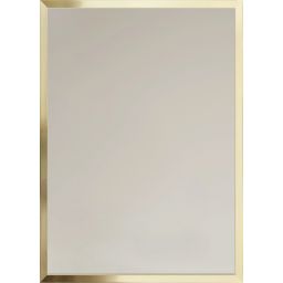 Ars Longa Linea lustro 73x73 cm kwadratowe złote LINEA7070-ZS