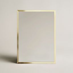 Ars Longa Linea lustro 73x73 cm kwadratowe złote LINEA7070-ZS