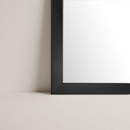 Ars Longa Linea lustro 133x43 cm prostokątne czarne LINEA40130-CS