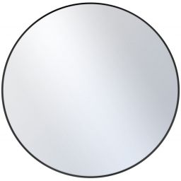 Ars Longa Loft lustro 70 cm okrągłe czarne LOFT70-C