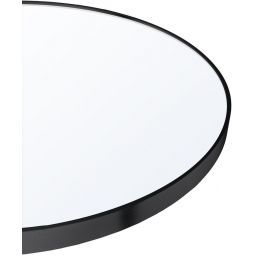 Ars Longa Loft lustro 70 cm okrągłe czarne LOFT70-C