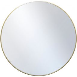 Ars Longa Loft lustro 70 cm okrągłe jasny złoty LOFT70-ZS