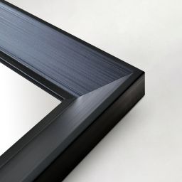 Ars Longa Alpi lustro stojące 58,8x168,8 cm prostokątne czarne LS-ALPI50160-C